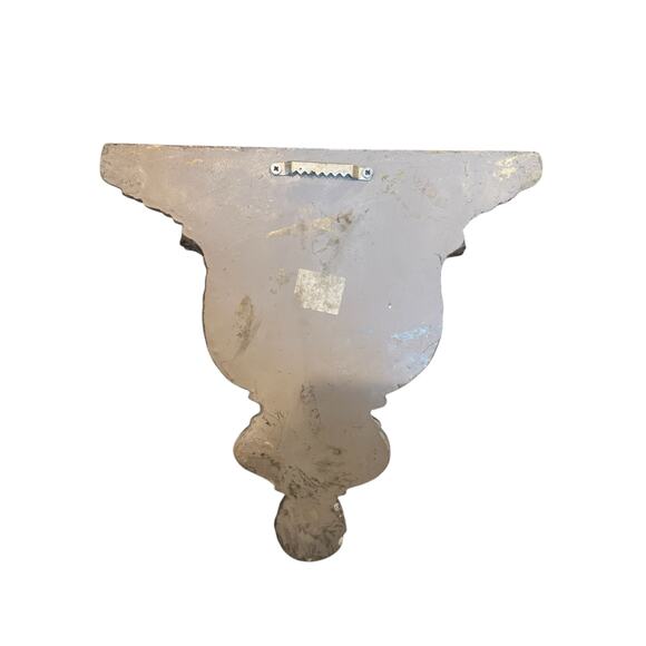 Vintage Ornate Wall Sconce Shelves Gold Corbel Pair Acanthus Leaf Wall Decor Set - Picture 6 of 6